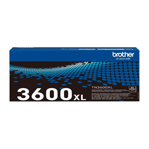 Brother TN-3600XL tóner original negro alta capacidad (6000 páginas)