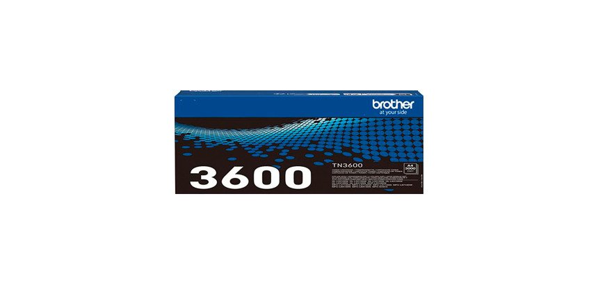 Brother TN-3600 tóner original negro capacidad estándar (3000 páginas)