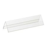 Chevalet porte nom en plastique rigide 15 x 150 cm
