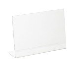 Présentoir de table incliné A4 paysage transparent