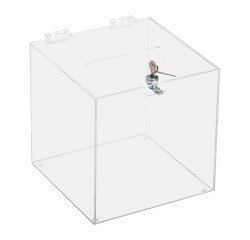 Transparent urn 25 x 25 cm