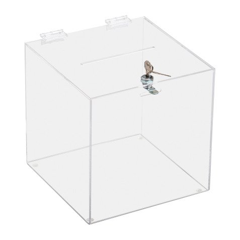 Transparent urn 25 x 25 cm