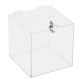 Transparent urn 25 x 25 cm
