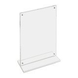 Présentoir de table double face A4 portrait transparent