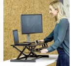 Plate-forme assis-debout Corsivo noire Fellowes