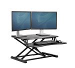 Plate-forme assis-debout Corsivo noire Fellowes