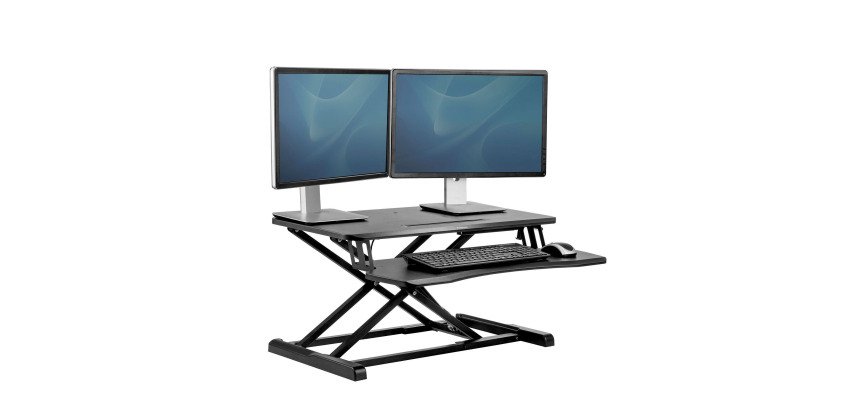 Plate-forme assis-debout Corsivo noire Fellowes