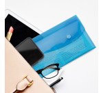 Pochettes de rangement à bouton pression Rapesco format DL - Lot de 5