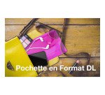 Pochettes de rangement à bouton pression Rapesco format DL - Lot de 5