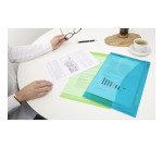 Pochette de rangement à bouton pression Rapesco A4+ - Lot de 5