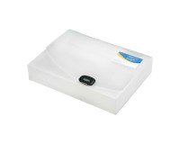 Plastic koffer Rapesco rug 6 cm wit