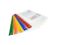 Opbergmappen met ritssluiting AA+ Rapesco transparant - Set van 5