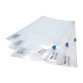 Storage zip wallet A4+ Rapesco transparent