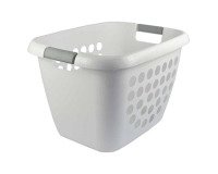 Corbeille à linge 28 Litres, blanc