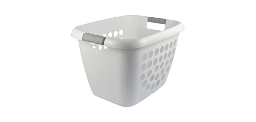 Corbeille à linge 28 Litres, blanc