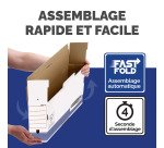Boite archives Bankers Box by Fellowes carton bleu dos 10 cm