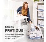 Boite archives Bankers Box by Fellowes carton bleu dos 20 cm