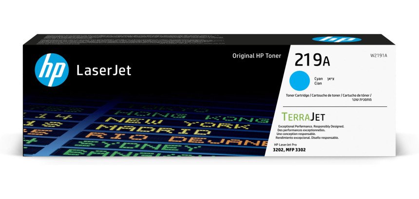 HP 219A authentic separate color cartridge for laser printer