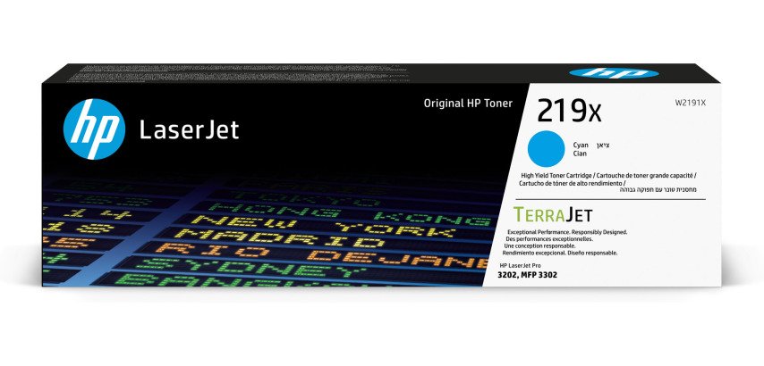 HP 219X cartouche haute capacité couleurs séparées pour imprimante laser