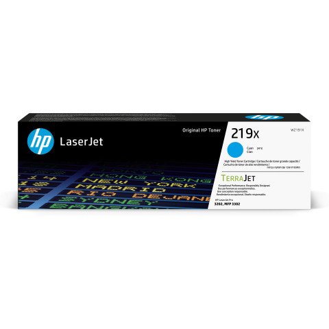 HP 219X (W2191X) tóner original cian alta capacidad