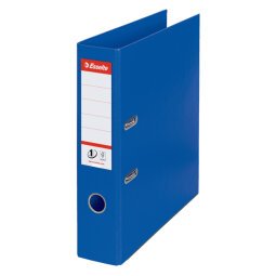 Classeur à levier cartonné Esselte Vivida A4 - Dos 7.5 cm bleu