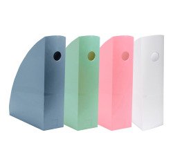 Tijdschriftenhouder Exacompta Mag-cube rug 8,2 cm, diverse kleuren