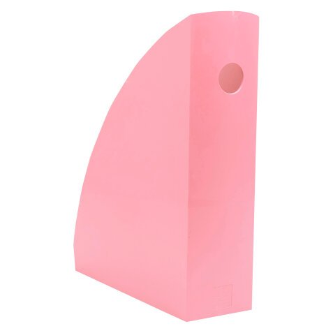 Tijdschriftenhouder Exacomtpa Mag-cube rug 8,2 cm roze