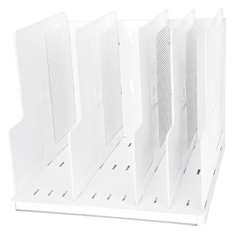 Trieur 5 divisions Exacompta Modulotop blanc