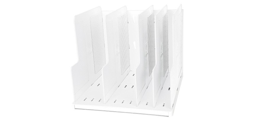 Dispensador de folletos de 5 divisiones a color Modulotop de Exacompta