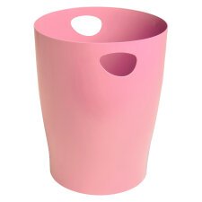 Paper waste basket Ecobin Exacompta AuthentiK range - pink