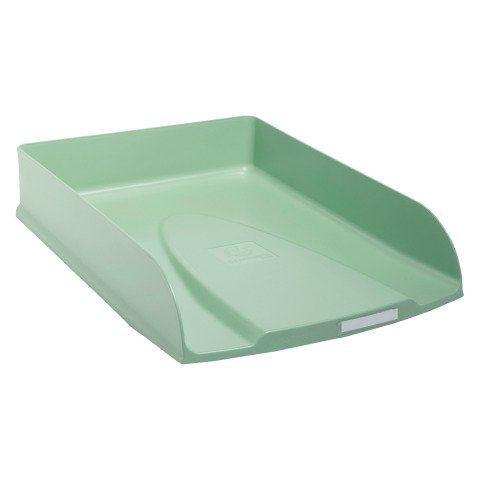 Bandeja de correo Combo Styli AutentiK de Exacompta color verde jade
