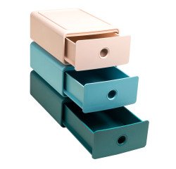 Lot of 3 Exacompta Tiny Box Skandi assorted color mini filing modules