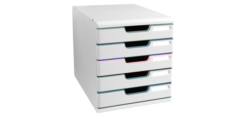 Module de classement Exacompta Modulo 5 tiroirs couleur