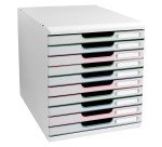 Classifying module Exacompta Modulo 10 drawers colored 