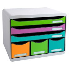 Classification module Exacompta Store box 6 drawers