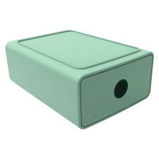 Mini module de classement Exacompta Tiny Box gamme Skandi - 1 tiroir vert jade