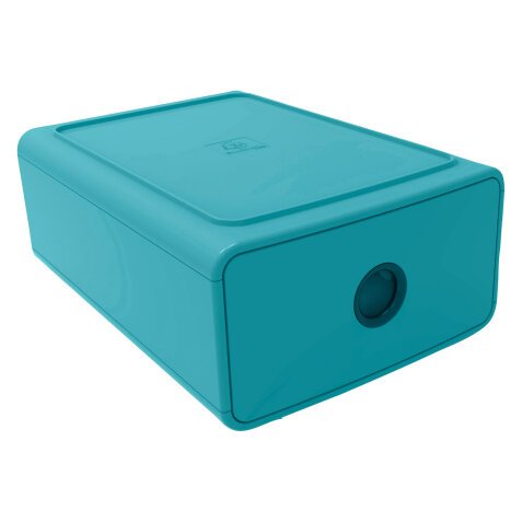 Mini filing module Exacompta Tiny Box Skandi range - 1 petrol blue drawer