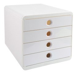 Módulo de archivo de 4 cajones Pop Box de Exacompta