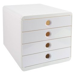 Classification module Exacompta Pop Box 4 drawers white