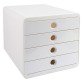 Klasseermodule Exacompta Pop Box 4 laden wit