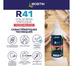Colle à bois vynilique R41 D3 Bostik - Flacon de 750 g