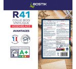 Colle à bois vynilique R41 D3 Bostik - Flacon de 750 g
