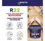 Colle à bois vinylique R22 D1 Bostik - Seau de 5 Kg
