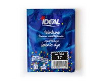 Teinture textile pour tissus multifibres Ideal - Noir N°17 - Sachet de 15 g