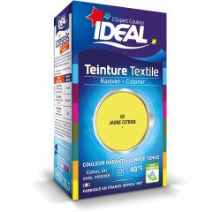 Teinture textile liquide Grand Teint Idéal - Jaune citron N°02 - 40 ml