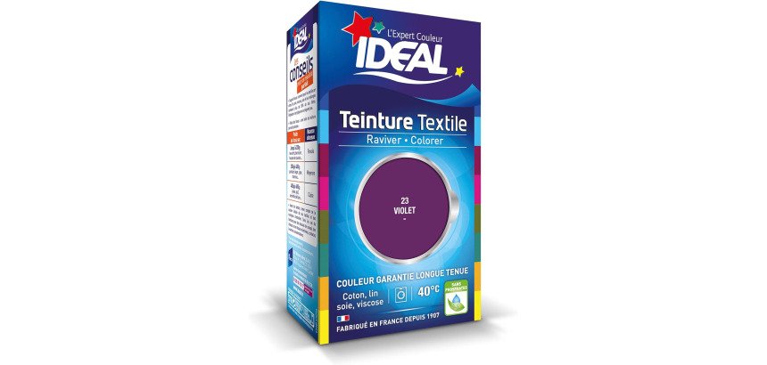 Teinture textile liquide Grand Teint Idéal - Violet N°23 - 40 ml