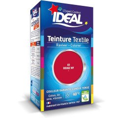 Teinture textile liquide Grand Teint Idéal - Rouge vif N°03 - 40 ml