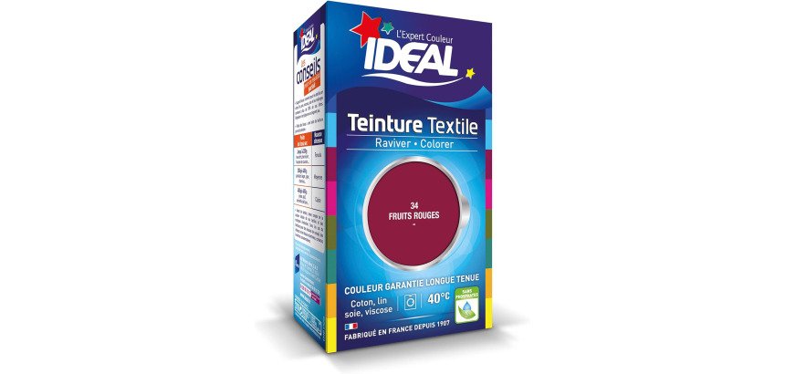Teinture textile liquide Grand Teint Idéal - Fruits rouges N°34 - 40 ml