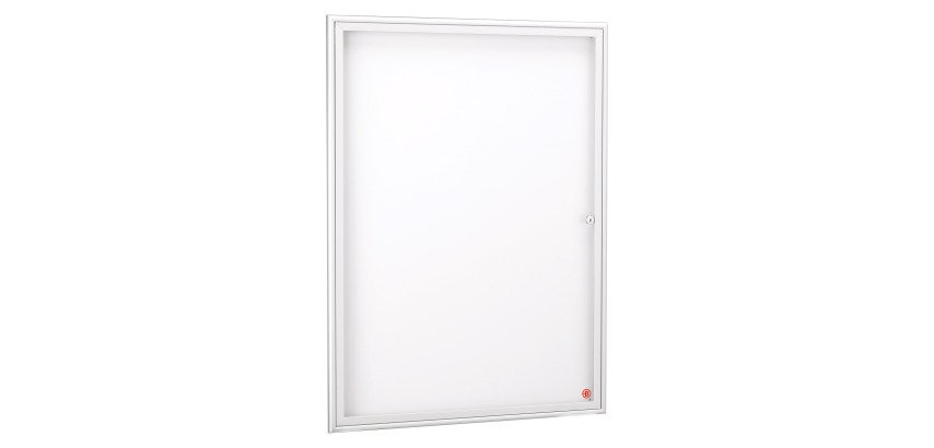 Innenanzeigevitrine Bruneau Aluminium - 9 Blätter