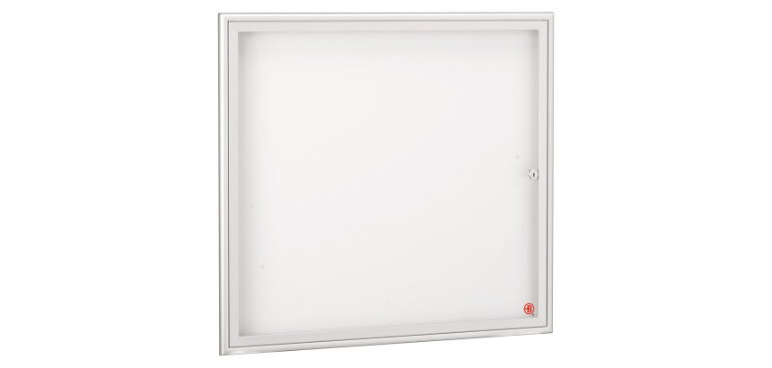 Innenanzeigevitrine Bruneau Aluminium - 6 Blätter